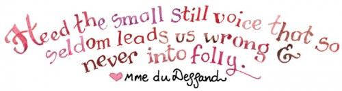 the small still voice