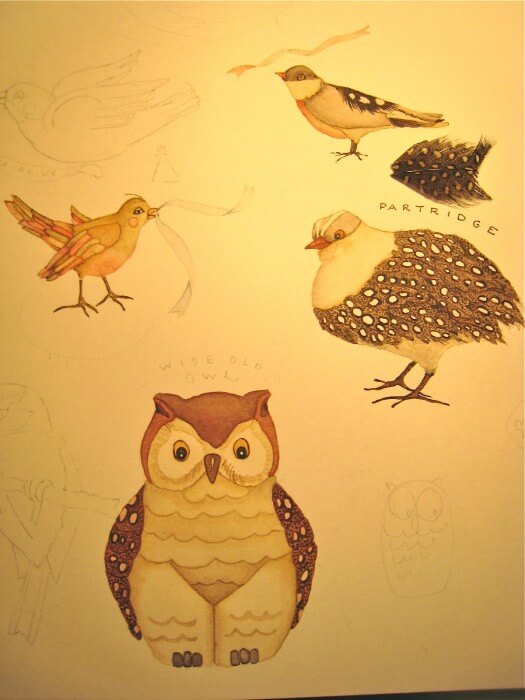 painting birds