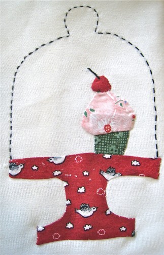 art mixed with sewing