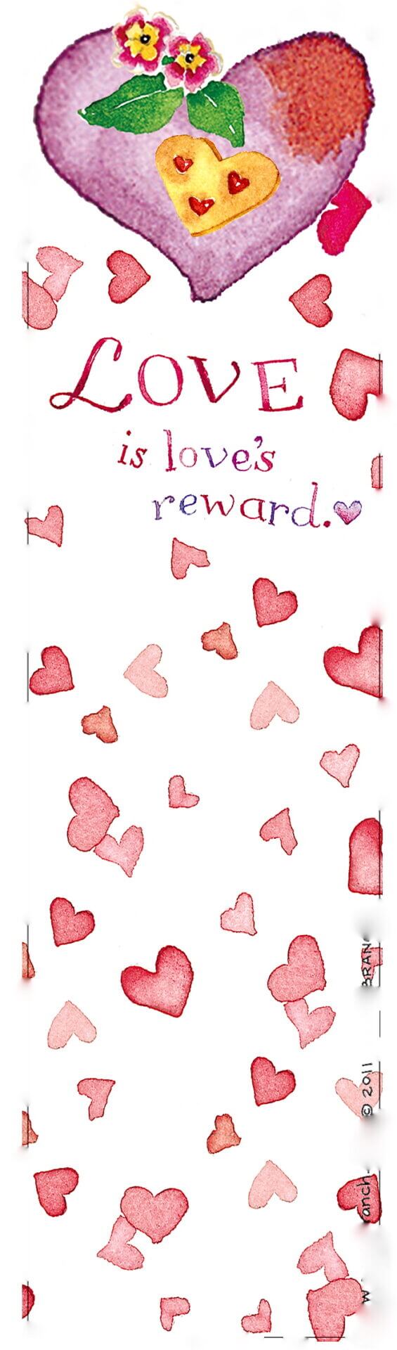 LovesRewardBookmark
