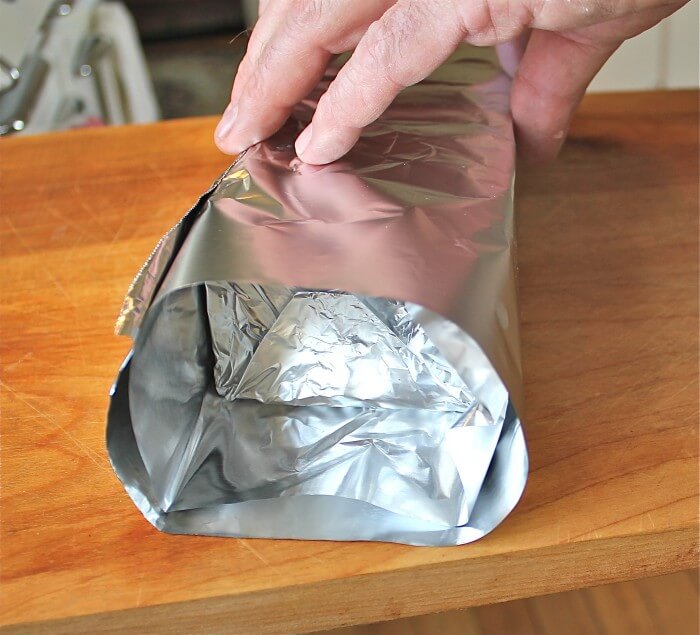 wrap the brick twice