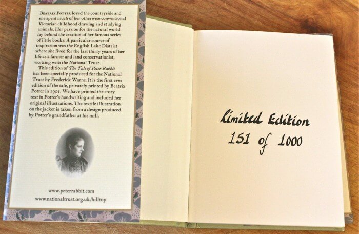 Peter Rabbit limited edition