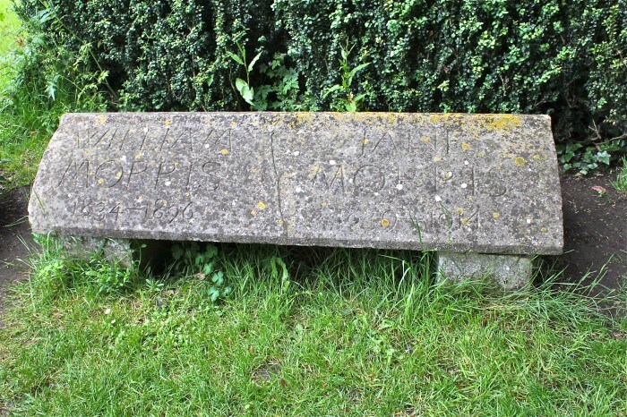The grave of William and Jane Morris