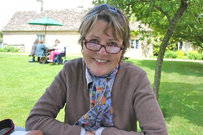 me at Kelmscott Manor