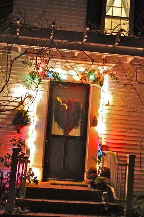 The kitchen door