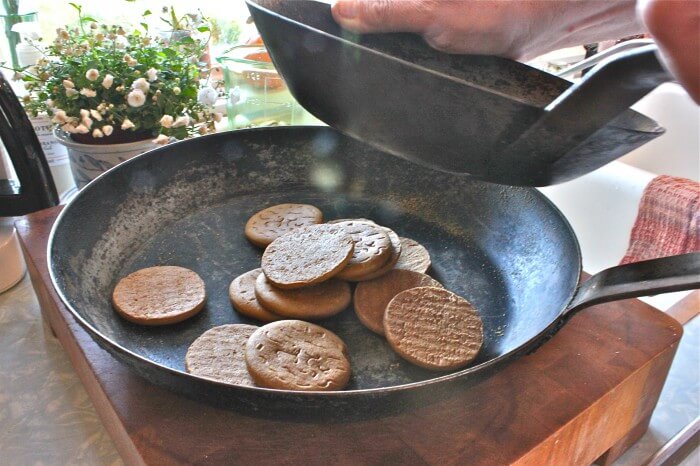 breaking up the gingersnaps