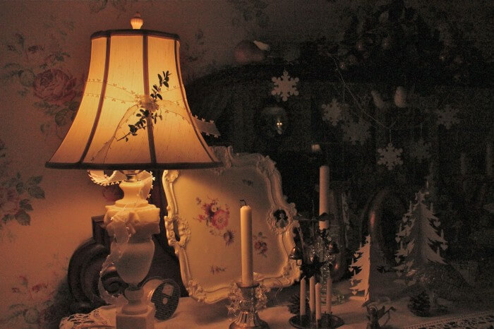 greens on lampshades