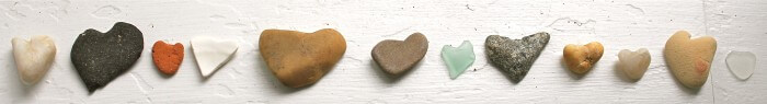 heart rocks