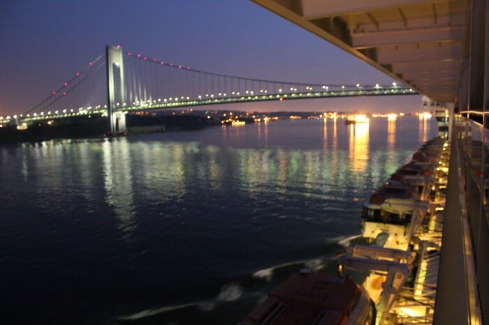 Coming home on the Queen Mary 2