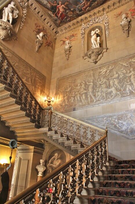 Up the staircase