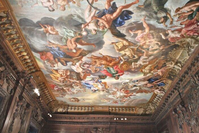 ceiling at Chatsworth