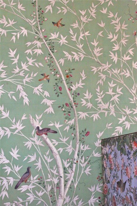 wallpaper at Chatsworth House